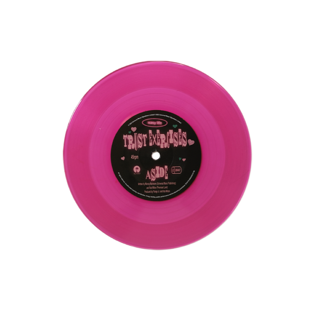 Easy Life Trust Exercises (Alternative Version) 7" Vinyl Single Pink Colour 2023