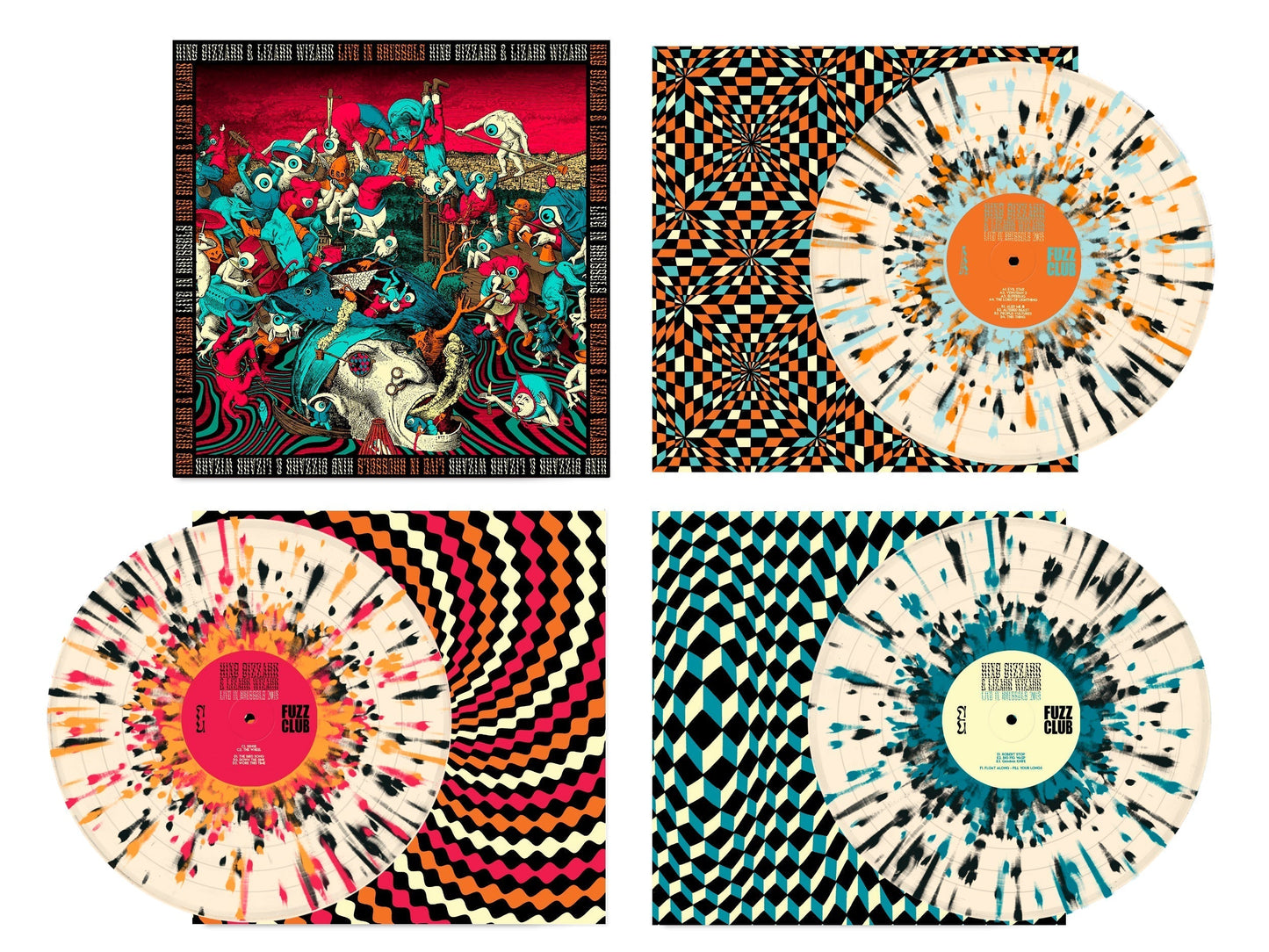 King Gizzard & The Lizard Wizard - Live In Brussels '19 Coloured Vinyl 3LP