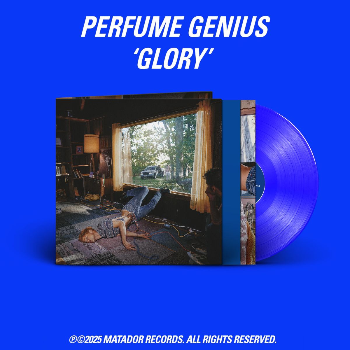 Perfume Genius - Glory Indies Exclusive Cobalt Blue Vinyl LP