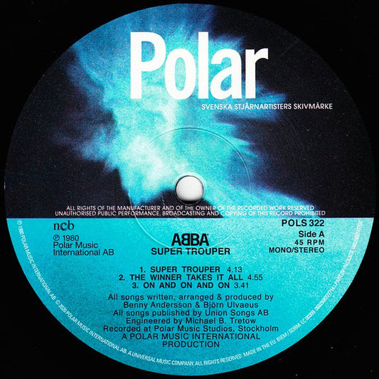 Abba - Super Trouper - 2 x 180 GRAM VINYL LP SET - 40th Anniversary HALF SPEED MASTER - NEW