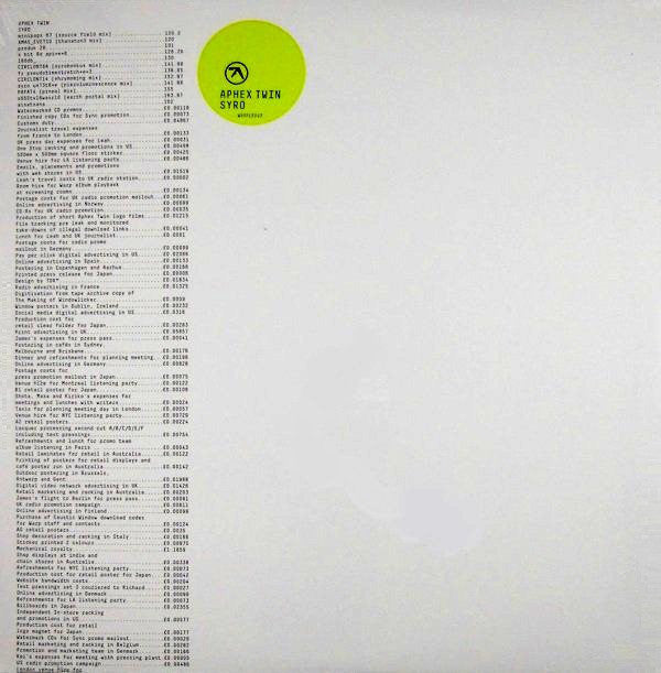 Aphex Twin – Syro - 3 x VINYL LP SET