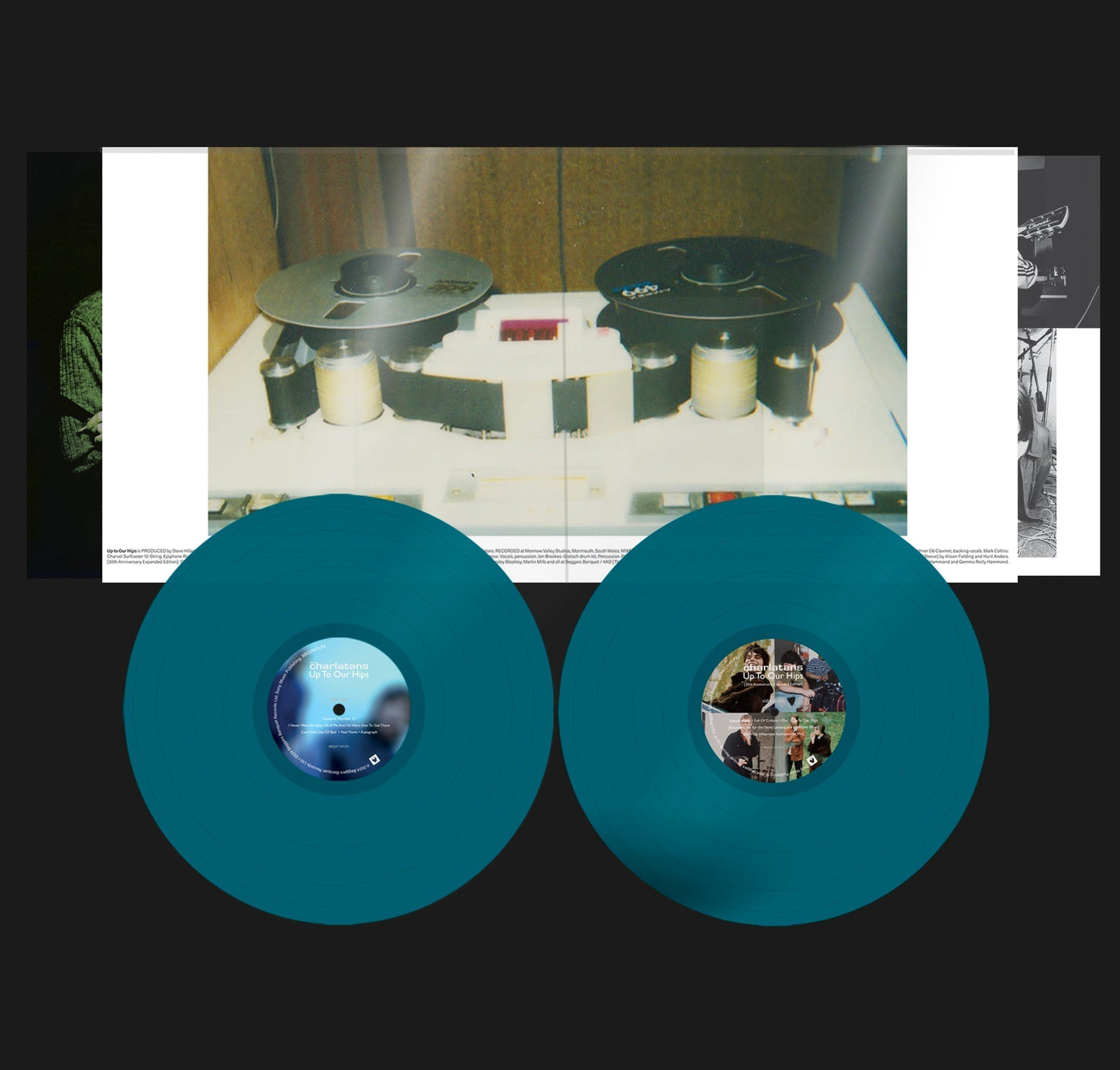 The Charlatans -
Up To Our Hips" 30th Anniversary Expanded Edition Petrol Blue Bio Vinyl 2LP