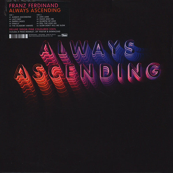 Franz Ferdinand – Always Ascending - PINK COLOURED 180 GRAM VINYL LP