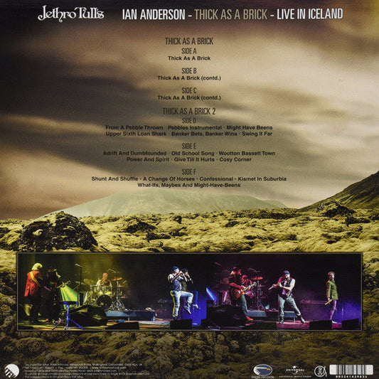 Ian Anderson – Thick As A Brick (Live In Iceland) - 3 x WHITE COLOURED VINYL LP BOX SET