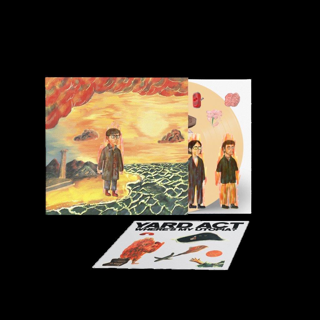 Yard Act - Where's My Utopia? Indies Exclusive Utopian Orange Vinyl LP & Stickers!