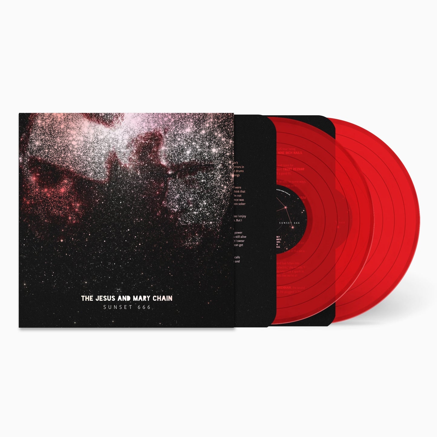 Jesus and Mary Chain - Sunset 666 (Live at Hollywood Palladium) Indies Red Vinyl 2LP