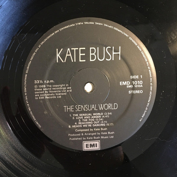 Kate Bush – The Sensual World - VINYL LP Original Issue