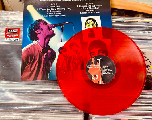 Oasis – Don’t Ever Stand Aside - RED COLOURED VINYL LP