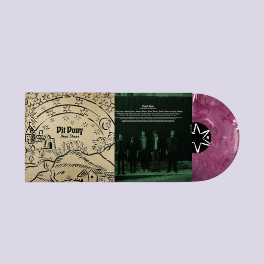 Pit Pony - Dead Stars The Jester Edition - Purple & White Splatter Vinyl LP