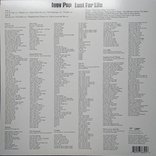 Iggy Pop - Lust For Life Vinyl LP