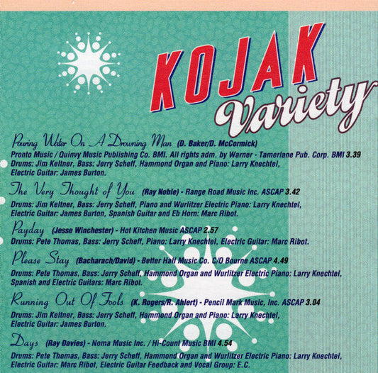 Elvis Costello - Kojak Variety Turquoise Vinyl LP