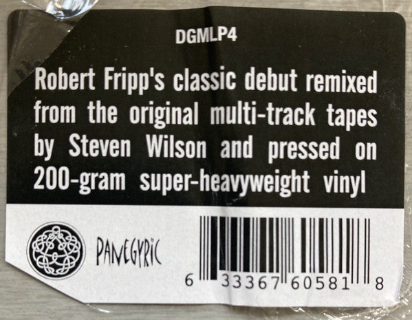 Robert Fripp - Exposure (Steven Wilson Mix) 200g Vinyl LP