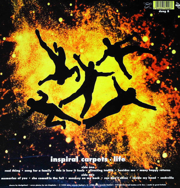 Inspiral Carpets - Life Ltd Gold Vinyl LP