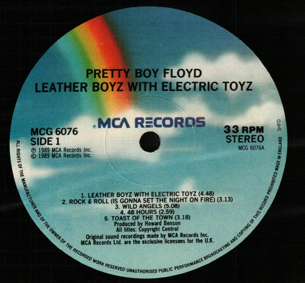Pretty Boy Floyd – Leather Boyz With Electric Toyz - VINYL LP, ORIGINAL 1989 ISSUE