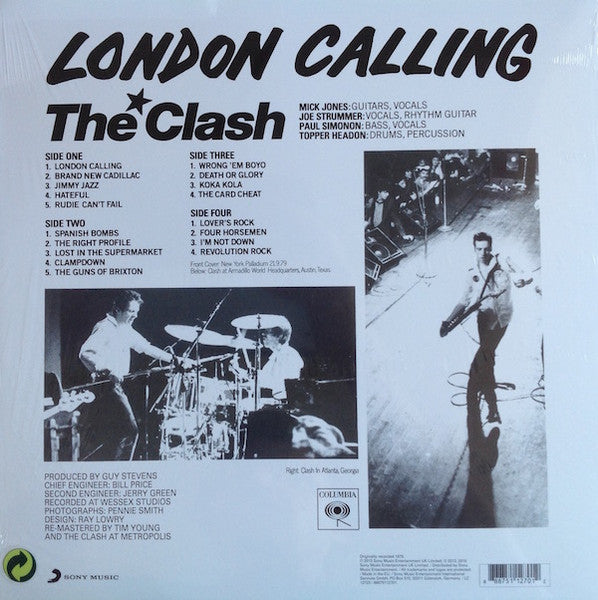 Clash - London Calling 180g Vinyl 2LP