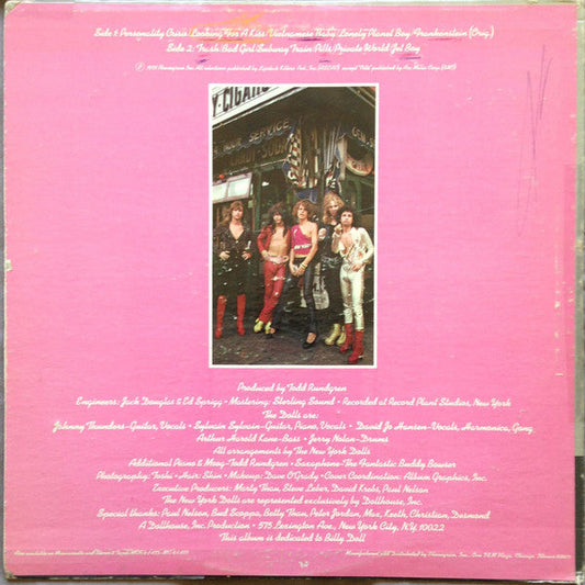 New York Dolls – New York Dolls - VINYL LP, ORIGINAL 1973 USA ISSUE