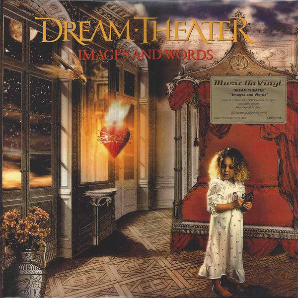 Dream Theater – Images And Words - RED & GOLD COLOURED VINYL LP