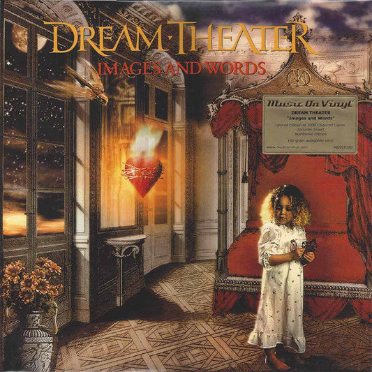 Dream Theater – Images And Words - RED & GOLD COLOURED VINYL LP
