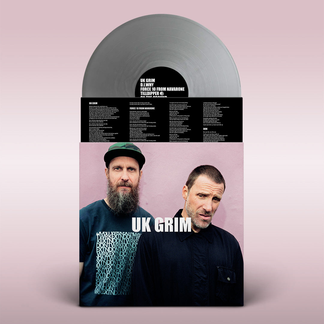 Sleaford Mods UK GRIM Ltd Silver Vinyl LP