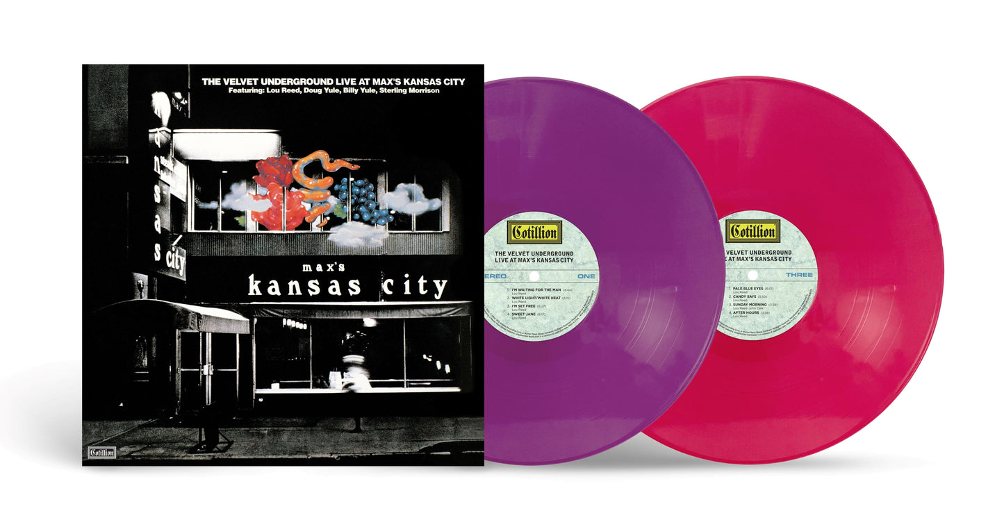 Velvet Underground - Live At Max's Kansas City Orchid & Magenta Vinyl 2LP