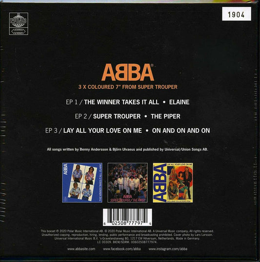 Abba Super Trouper Singles Boxset - Numbered UK 7" box set
