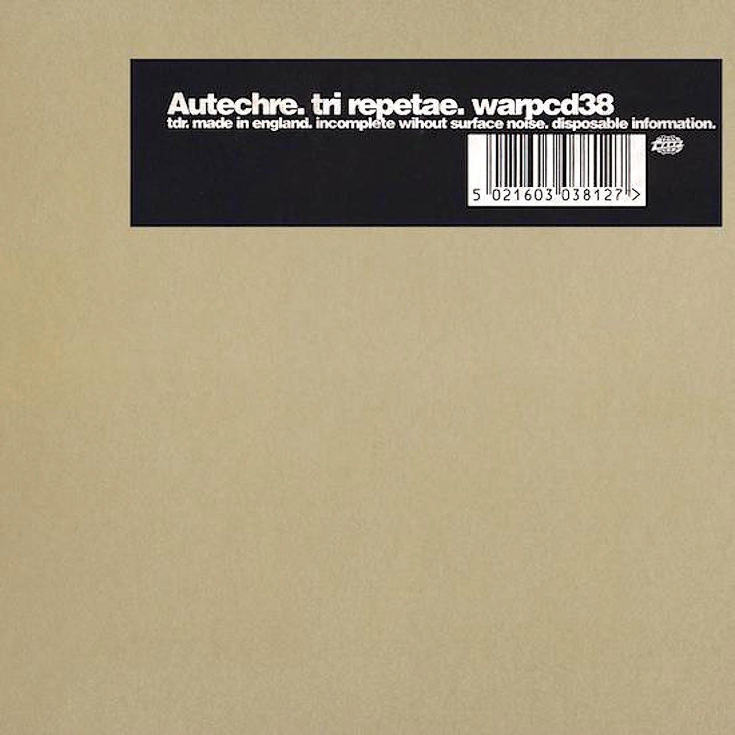 Autechre | Tri Repetae | Album