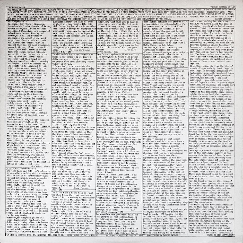 Faust | The Faust Tapes | Album