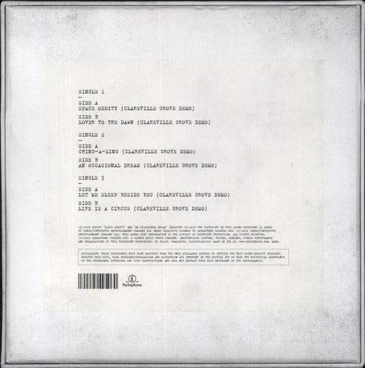 David Bowie Clareville Grove Demos UK 7" box set