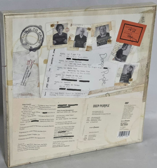 Deep Purple Turning To Crime - 5 x 12" Vinyl & DVD Box Set - Sealed UK Box set