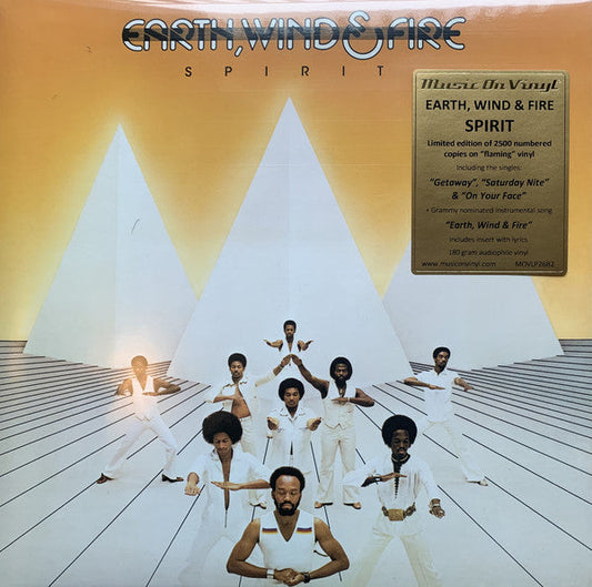 Earth, Wind & Fire – Spirit - FLAMING COLOURED VINYL 180 GRAM LP