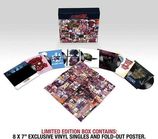 Gorillaz The Singles Collection 2001-2011 - Sealed UK 7" box set