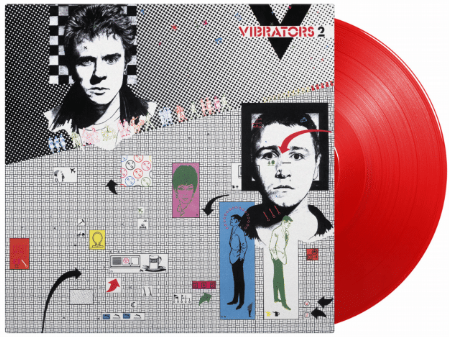 Vibrators - V2 Red Coloured Vinyl LP