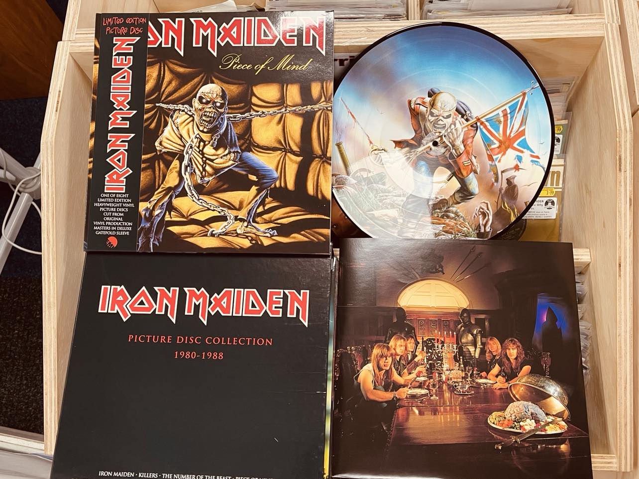 Iron Maiden – Picture Disc Collection 1980-1988 - 9 x PICTURE DISC VINYL LP BOX SET