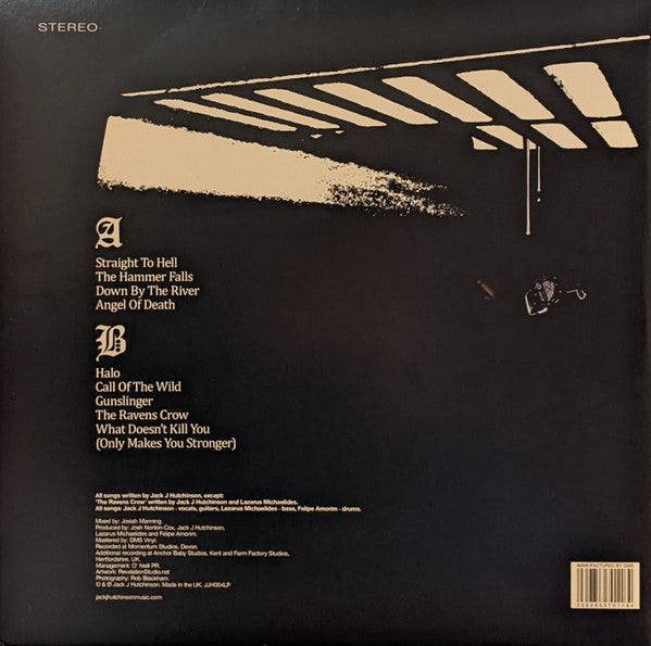 Jack J. Hutchinson – The Hammer Falls - SWIRL COLOURED VINYL LP & SIGNED