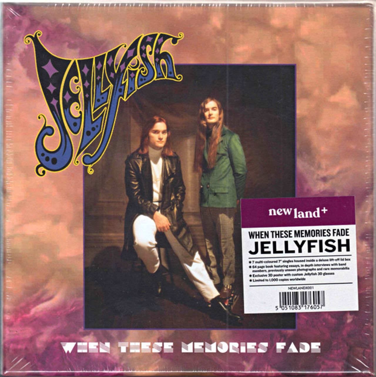 Jellyfish When These Memories Fade - Multi-Coloured Vinyl - Sealed UK 7" box set