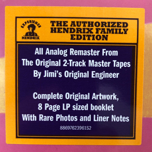 The Jimi Hendrix Experience – Axis: Bold As Love - 180 GRAM VINYL LP USA ISSUE