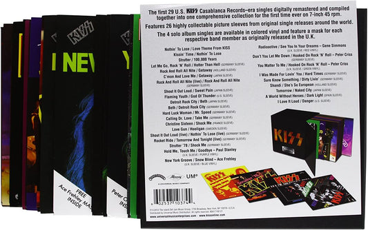 Kiss The Casablanca Singles: 1974-1982 - Sealed US 7" box set