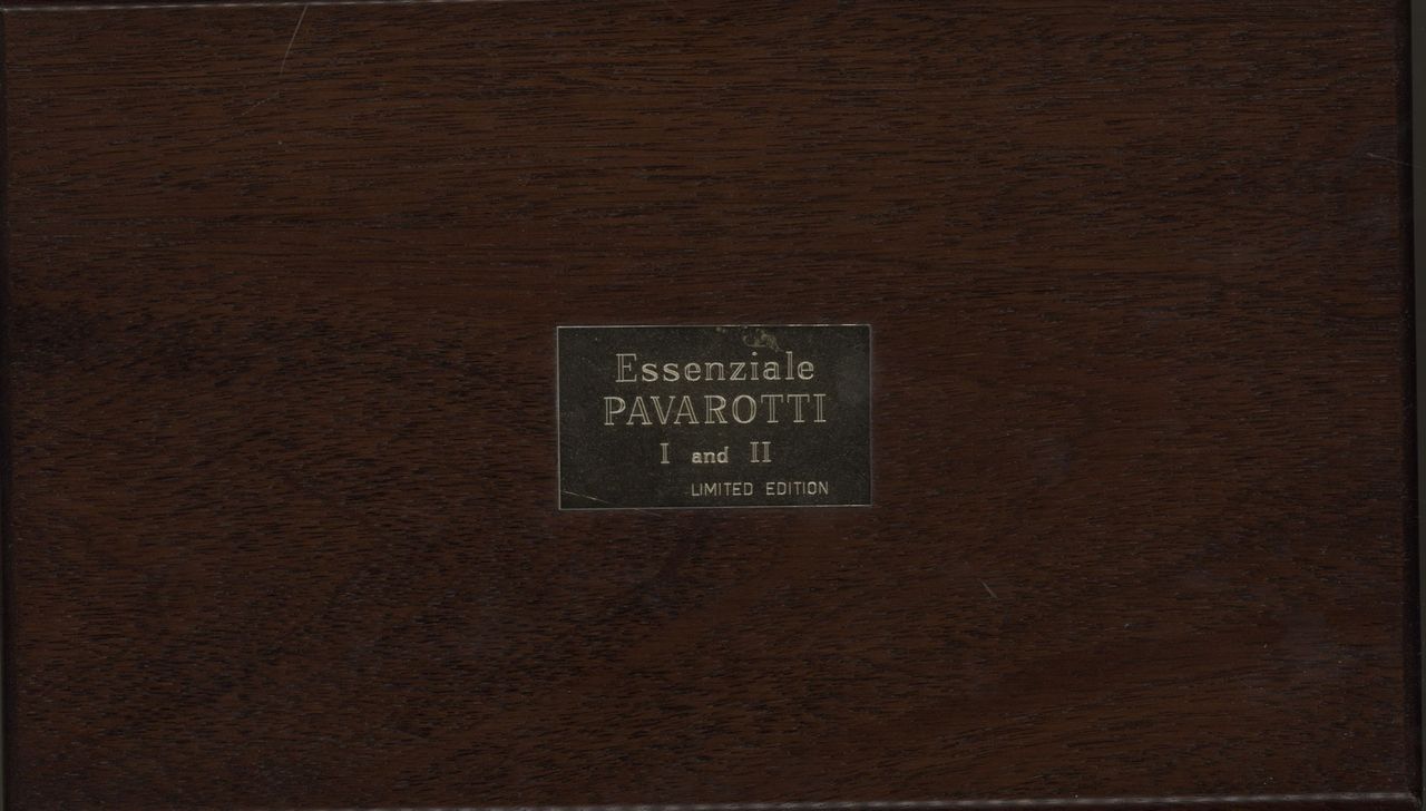 Luciano Pavarotti Essential Pavarotti Parts I & II - Wooden Box UK Box set