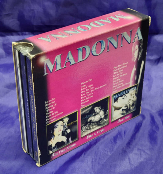 Madonna 3 For One - pink slipcase Australian Box set