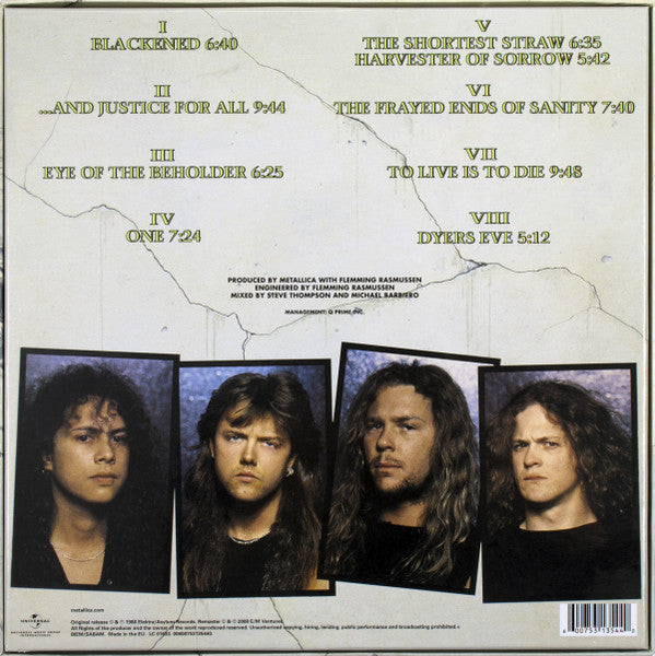 Metallica – ...And Justice For All - 4 x VINYL LP BOX SET