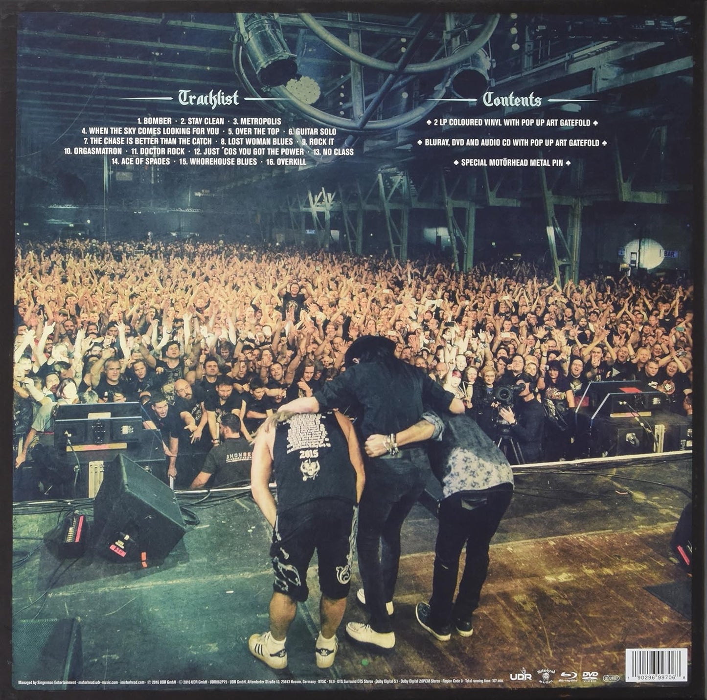 Motorhead – Clean Your Clock - 2 x GREY COLOURED VINYL