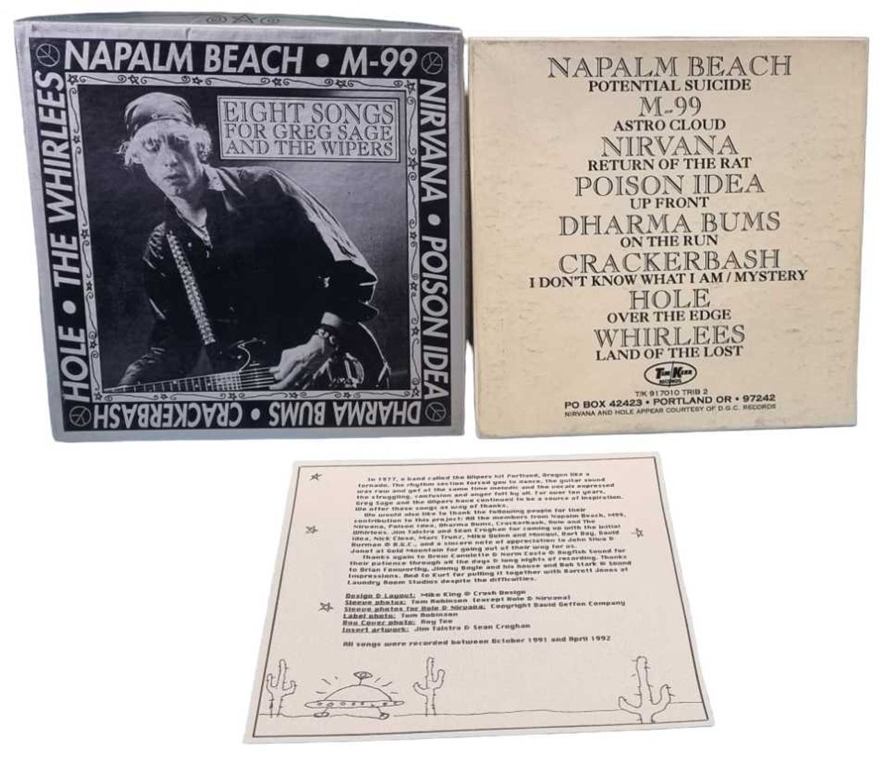 Nirvana (US) Eight Songs For Greg Sage & The Wipers US 7" box set