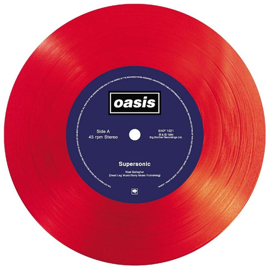 Oasis Complete 7inch Singles Collection Box | Vol. 1 - Red Vinyl + Noel Acrylic Stand Japanese 7" box set