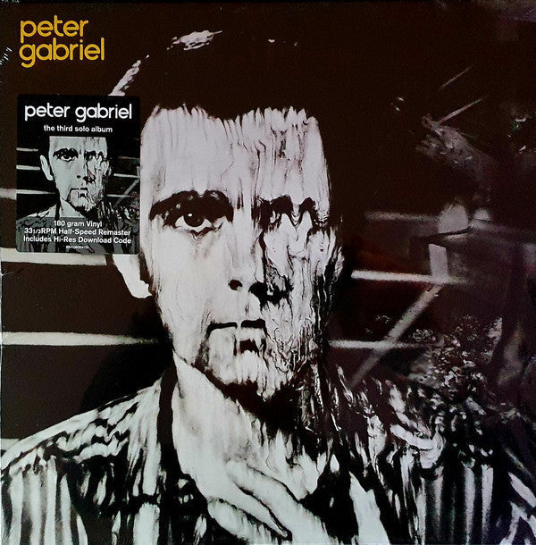 Peter Gabriel – Peter Gabriel III - 180 GRAM VINYL LP - NEW
