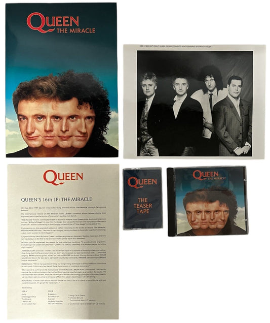 Queen The Miracle UK Promo Box set