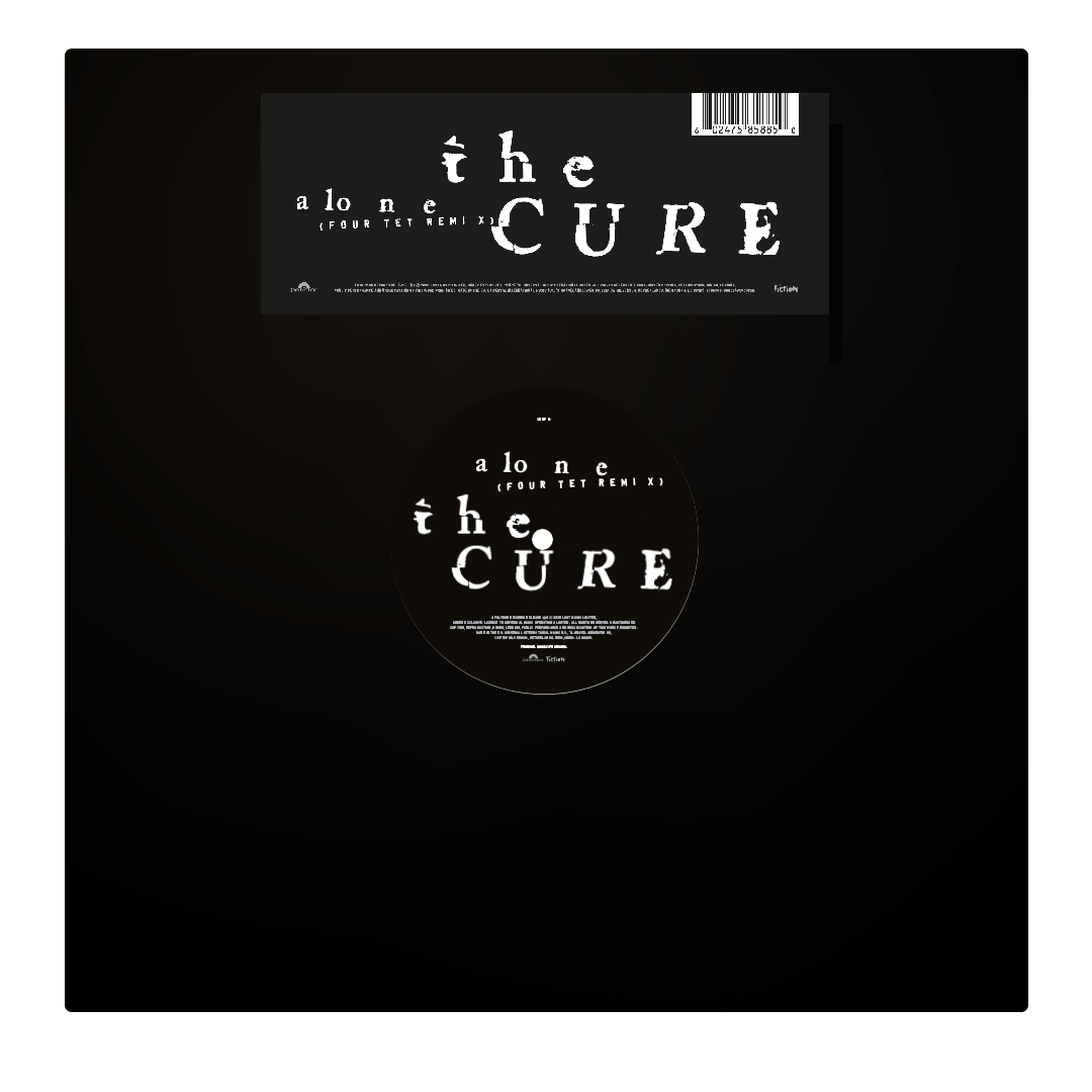 Cure - Alone Four Tet Remix One Sided Black 12” Vinyl
