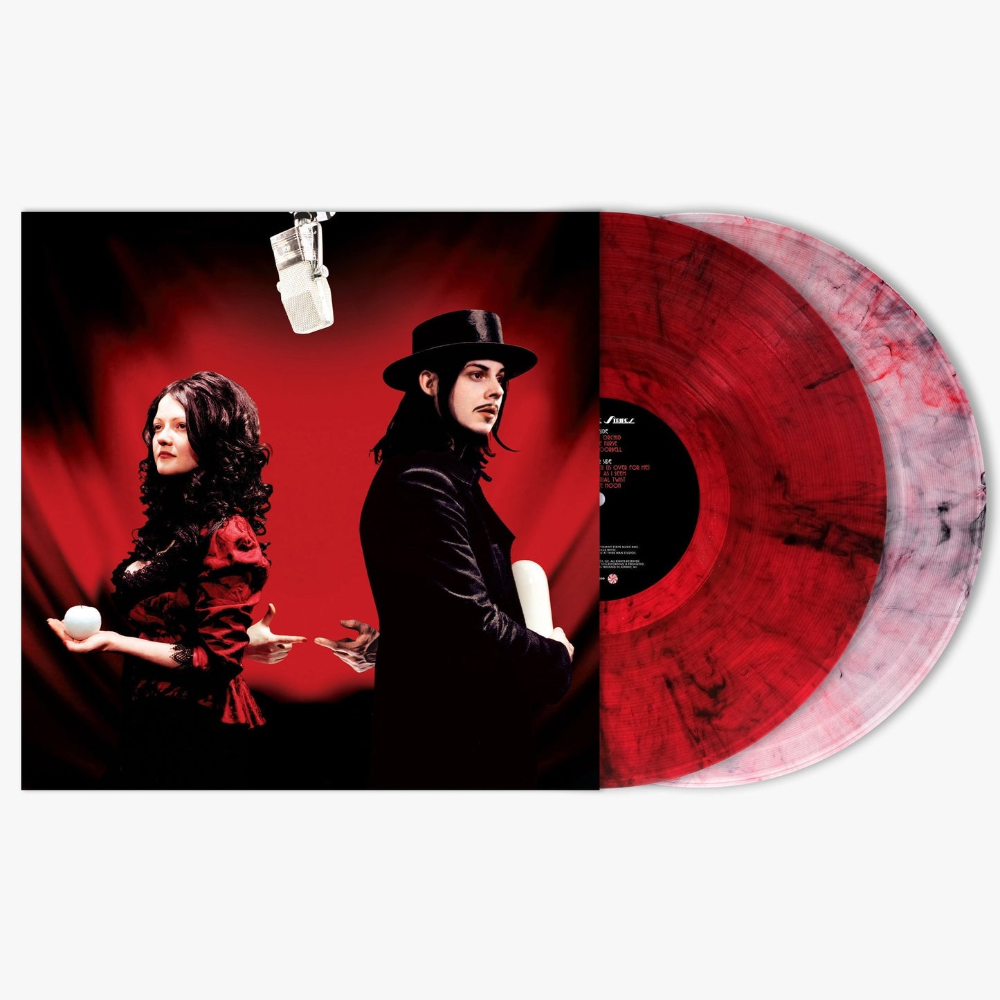 The White Stripes - Get Behind Me Satan (20th Anniversary) Red Splatter Vinyl 2LP