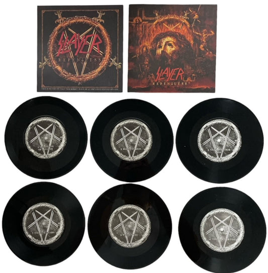 Slayer Repentless - 6 x 6½ Vinyl Box UK 7" box set