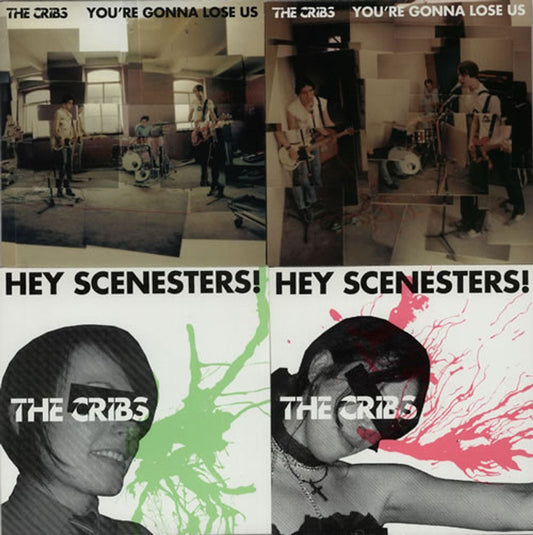 The Cribs You're Gonna Lose Us + Box - 4 x 7" Singles UK 7" box set