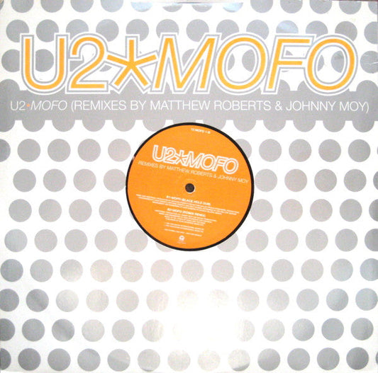U2 – Mofo - PROMO Only Issue VINYL 12" in Custom Die Cut Cover